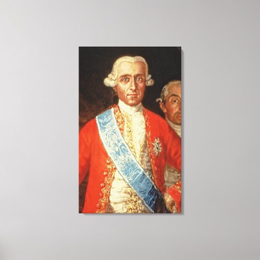 Toile Portrait de Don Jose Monino y Redondo I (Recto)
