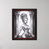 Toile Portrait de Drusella Arkaevis AI Art par Xzendor7 (Recto)