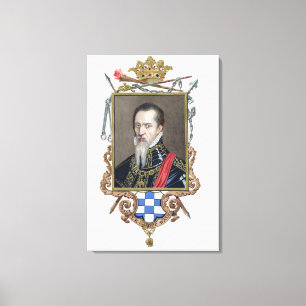 Toile Portrait de duc de Ferdinand Alvarez De Toledo