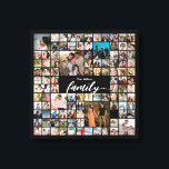 Toile Portrait de famille en collage de 100 photos<br><div class="desc">Transformez vos photos préférées en une superbe œuvre d'art mural. Ce poster personnalisé de collage de photos est le moyen idéal pour raconter votre histoire, capturant une vie de souvenirs dans un magnifique présentoir. Avec une personnalisation à 100 %, vous pouvez facilement télécharger vos propres photos et personnaliser le texte,...</div>