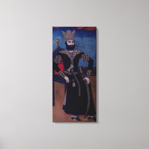 Toile Portrait de Fath-Ali, Shah d'Iran,