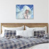Toile Portrait de fée froid d'hiver (Insitu(Chambre))