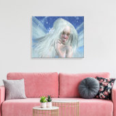 Toile Portrait de fée froid d'hiver (Insitu(Salon))