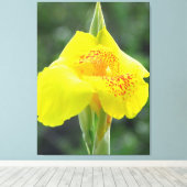 Toile Portrait de fleurs jaunes (Insitu (Plancher de Bois))