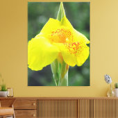 Toile Portrait de fleurs jaunes (Insitu(Salon))