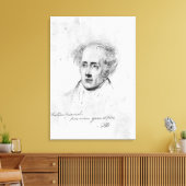 Toile Portrait de François René Vicomte de (Insitu(Salon))