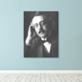 Toile Portrait de Frank Bridge (1879-1941) (photo b/w) (Insitu (Plancher de Bois))