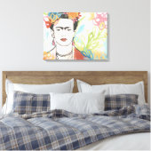 Toile Portrait de Frida Kahlo (Insitu(Chambre))