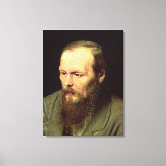 Toile Portrait de Fyodor Dostoïevsky 1872 (Recto)
