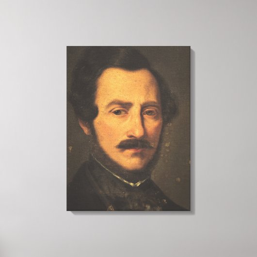 Toile Portrait de Gaetano Donizetti (Recto)
