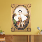 Toile Portrait de Gaspard Deburau sous le nom de Pierrot (Insitu(Salon))