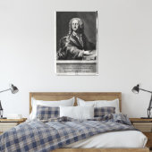 Toile Portrait de Georg Philipp Telemann (Insitu(Chambre))