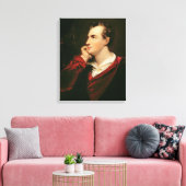 Toile Portrait de George Gordon Byron 6e baron (Insitu(Salon))