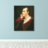 Toile Portrait de George Gordon Byron 6e baron (Insitu (Plancher de Bois))