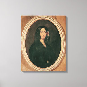 Toile Portrait de George Sand