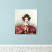 Toile Portrait de George Sand 1830 (Insitu (Plancher de Bois))