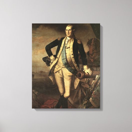 Toile Portrait de George Washington, 1779 (Recto)