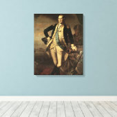 Toile Portrait de George Washington, 1779 (Insitu (Plancher de Bois))
