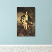 Toile Portrait de George Washington, 1779 (Insitu (Plancher de Bois))