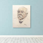 Toile Portrait de Georges Clemenceau (Insitu (Plancher de Bois))