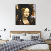 Toile Portrait de Ginevra de Benci par Leonardo da Vinci (Insitu(Chambre))