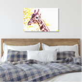 Toile Portrait de Giraffe (Insitu(Chambre))