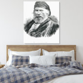 Toile Portrait de Giuseppe Garibaldi (Insitu(Chambre))