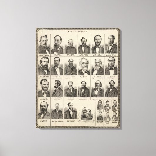 Toile Portrait de Greenleaf, Minnesota (Recto)