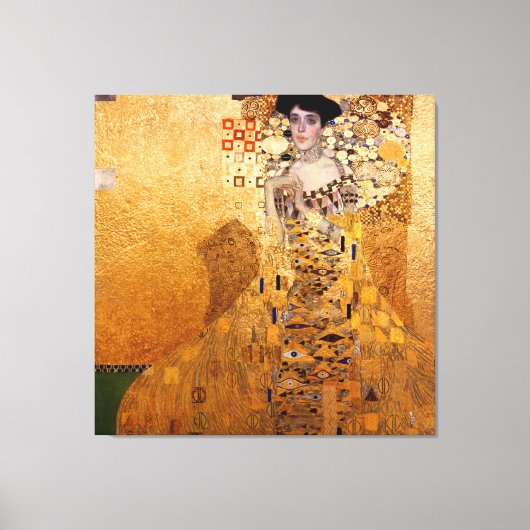 Toile Portrait de Gustav Klimt d'Adel Bloch Bauer 1907 (Recto)