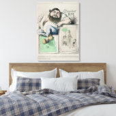 Toile Portrait de Gustave Courbet (1819-77) illustration (Insitu(Chambre))