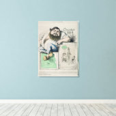 Toile Portrait de Gustave Courbet (1819-77) illustration (Insitu (Plancher de Bois))