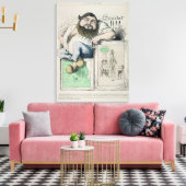 Toile Portrait de Gustave Courbet (1819-77) illustration (Insitu(Salon))