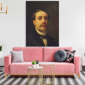 Toile Portrait de Guy de Maupassant 1876 (Insitu(Salon))