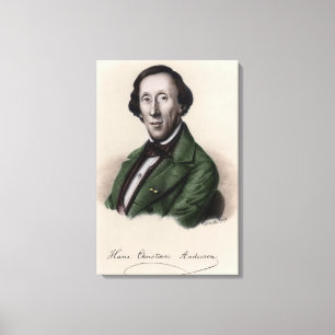 Toile Portrait de Hans Christian Andersen 2