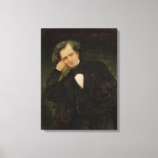Toile Portrait de Hector Berlioz (Recto)