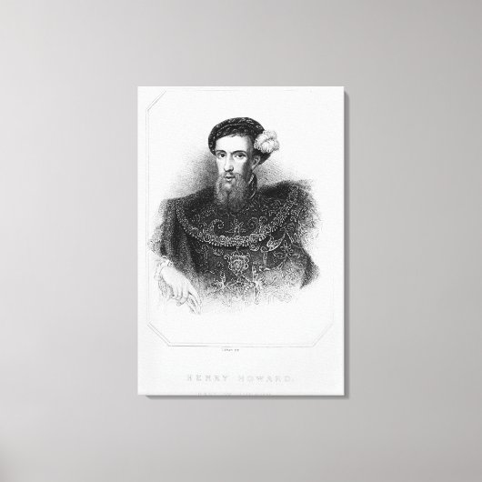 Toile Portrait de Henry Howard Earl de Surrey (Recto)