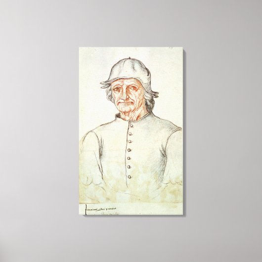 Toile Portrait de Hieronymus Bosch (Recto)