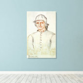 Toile Portrait de Hieronymus Bosch (Insitu (Plancher de Bois))