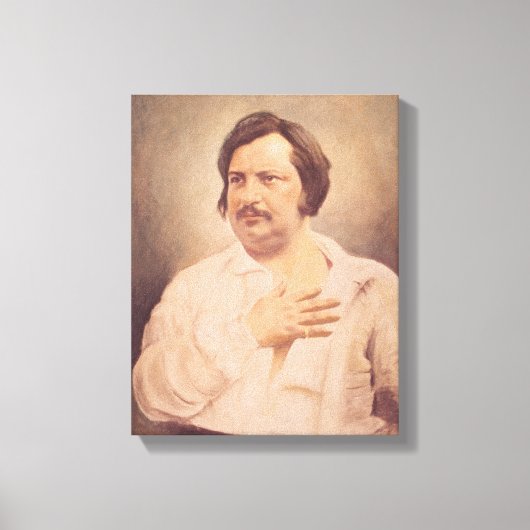 Toile Portrait de Honore de Balzac (Recto)