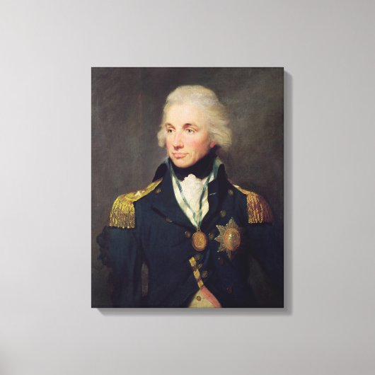 Toile Portrait de Horatio Nelson, Viscount Nelson (Recto)