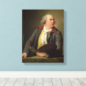 Toile Portrait de Hubert Robert 1788 (Insitu (Plancher de Bois))