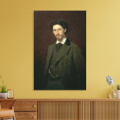Toile Portrait de Ilya Efimovich Repin, 1876 (Insitu(Salon))
