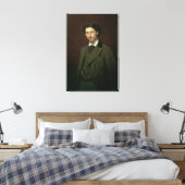 Toile Portrait de Ilya Efimovich Repin, 1876 (Insitu(Chambre))