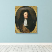 Toile Portrait de Jean de La Fontaine (Insitu (Plancher de Bois))