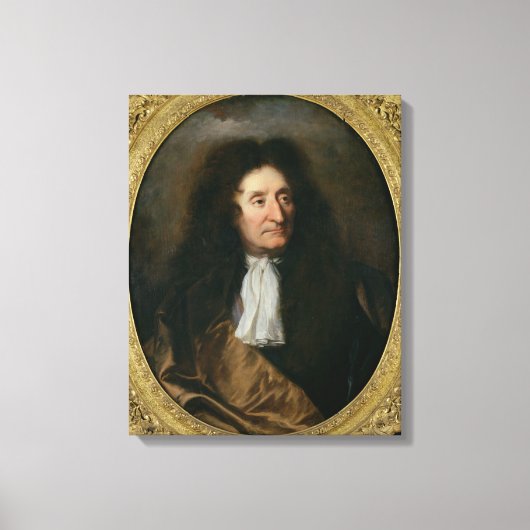 Toile Portrait de Jean de La Fontaine (Recto)