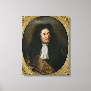 Toile Portrait de Jean de La Fontaine