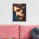 Toile Portrait de Jésus-Christ (#2) (Insitu(Salon))