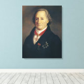 Toile Portrait de Johann Wolfgang von Goethe (Insitu (Plancher de Bois))