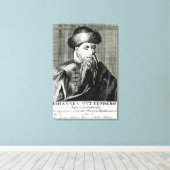 Toile Portrait de Johannes Gutenberg (Insitu (Plancher de Bois))