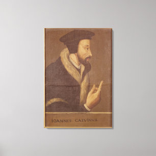 Toile Portrait de John Calvin